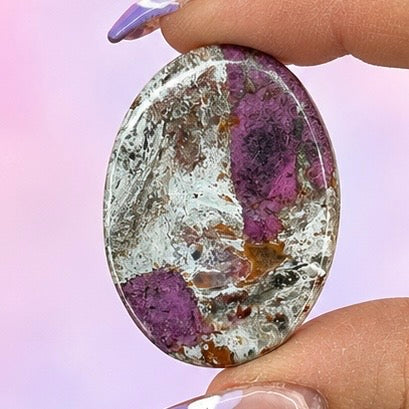 Pink Cobalto Calcite Cabochon 32
