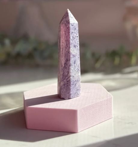 Opalized Tiffany Stone Polished Stand-Up 17