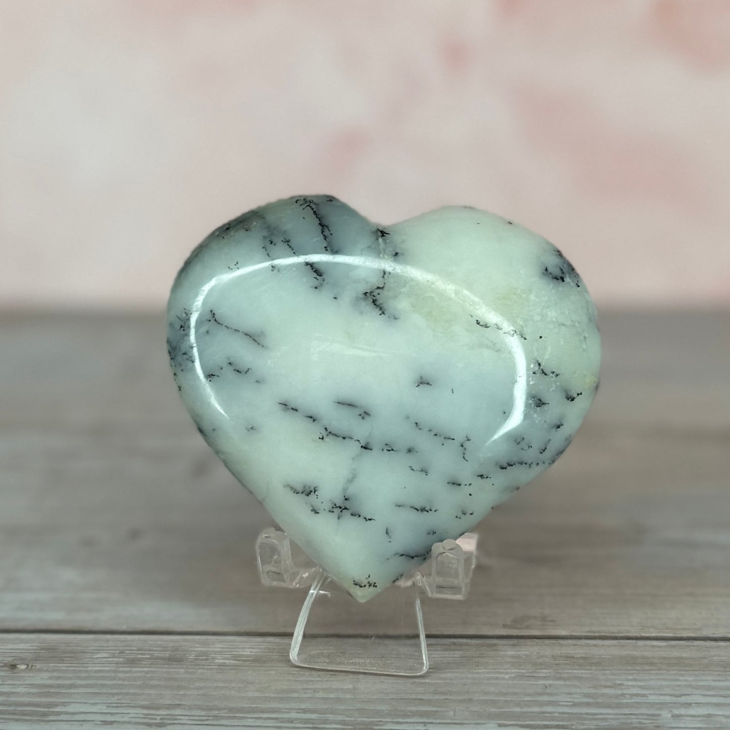 Dendritic Agate Heart #22