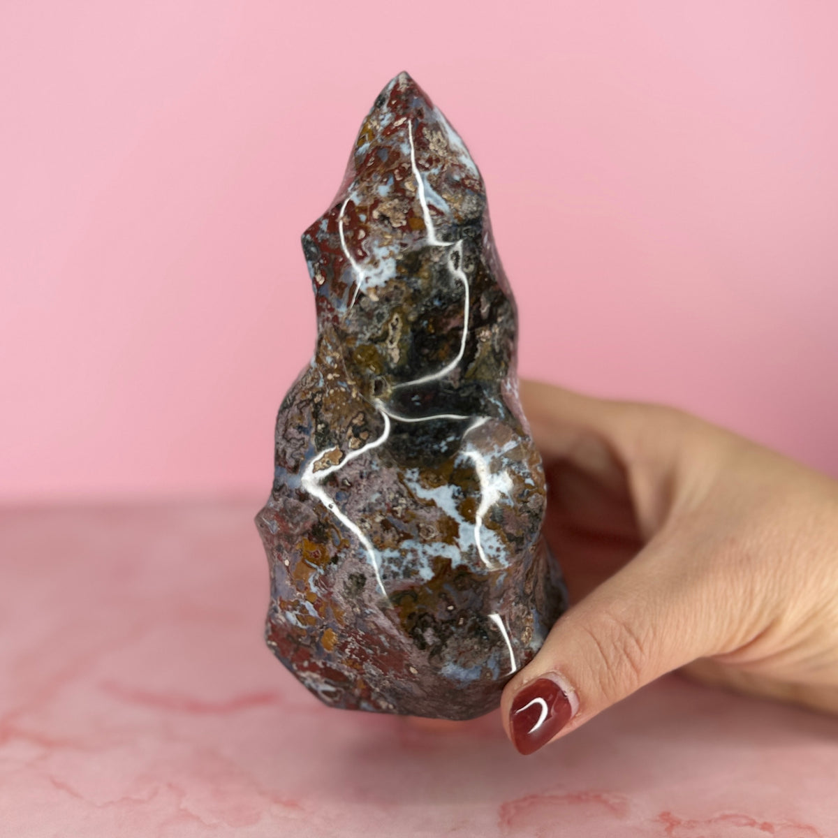 Ocean Jasper Freeform 5.75" 600g #34
