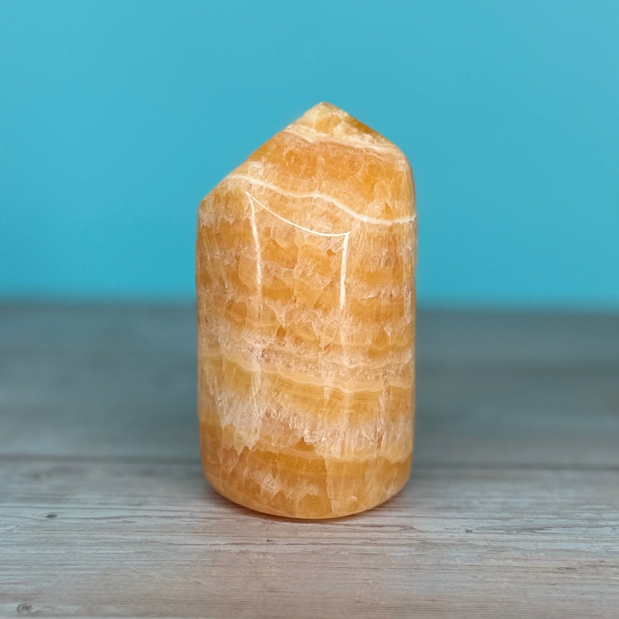 Orange Calcite Free Form | Approx. 3.5" #49