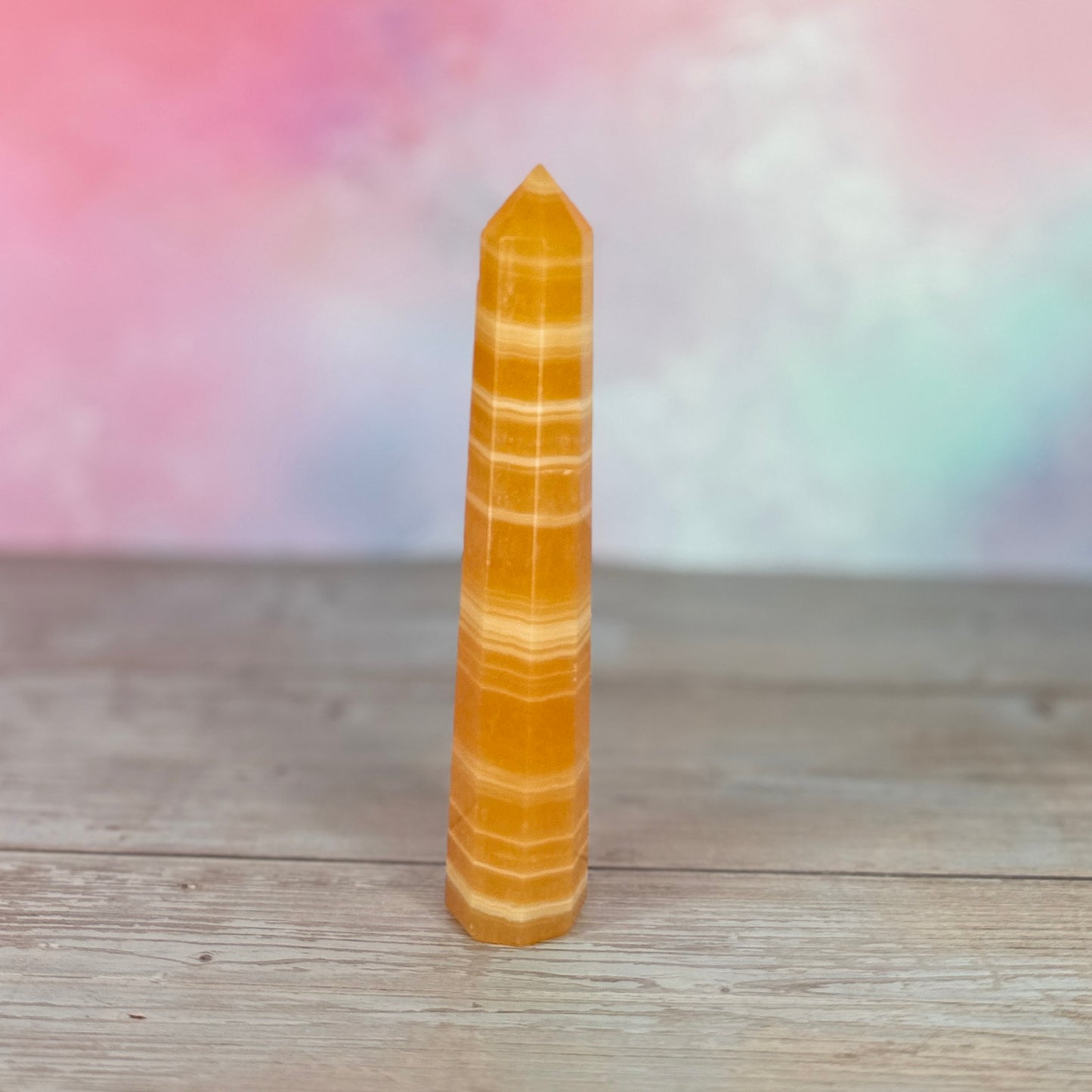 Orange Calcite Tower 64