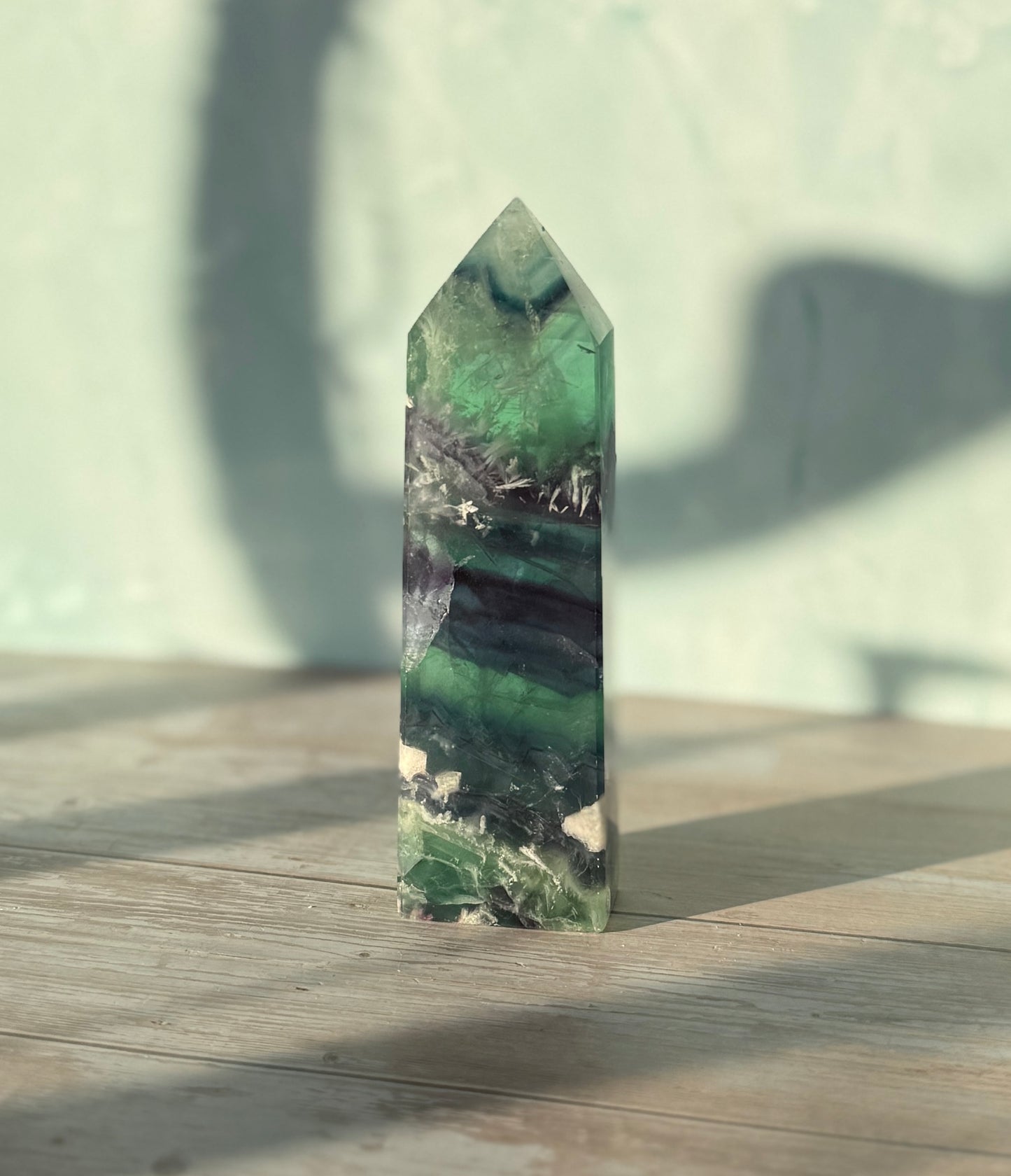 Feather Fluorite Tower