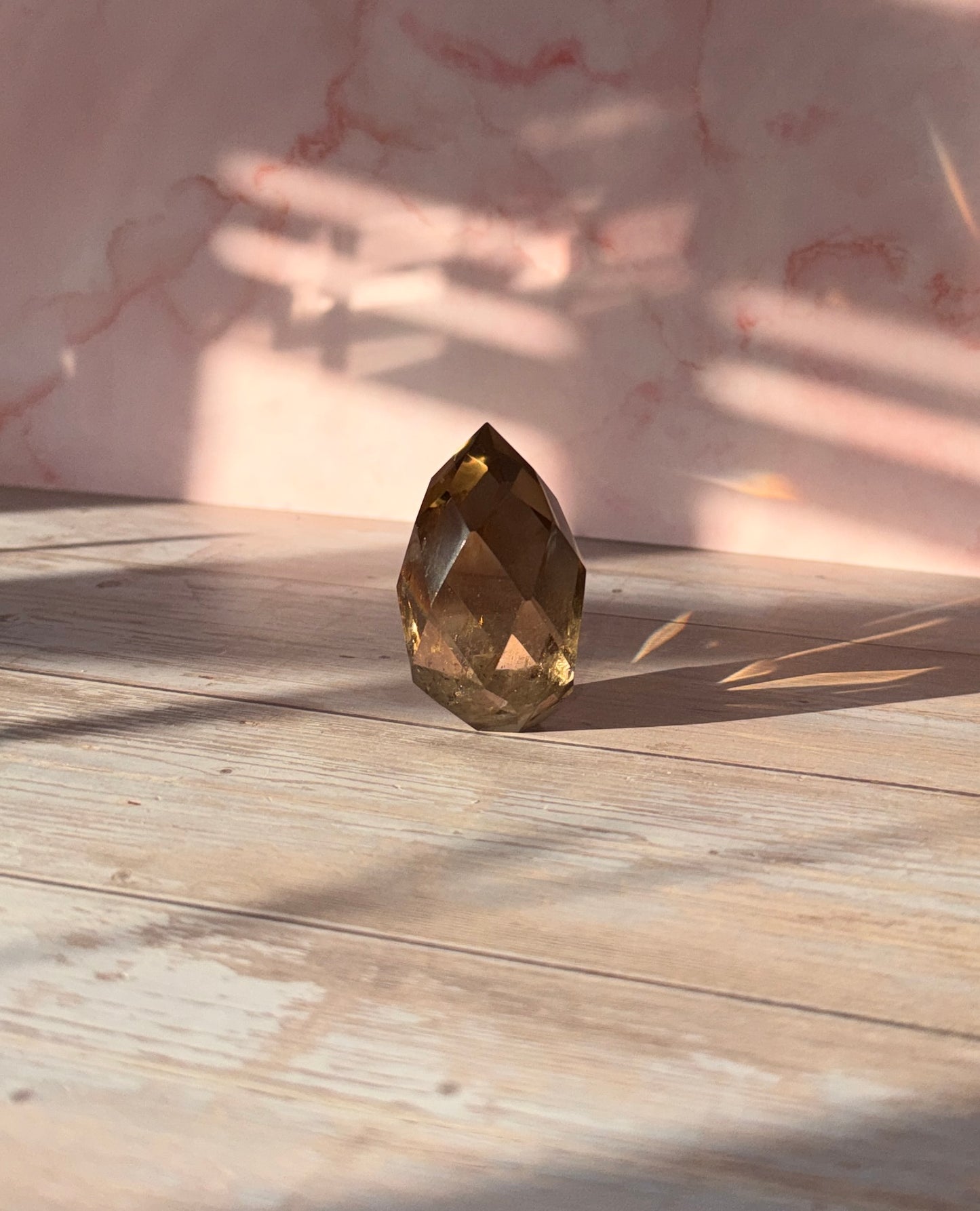 Faceted Smoky Quartz