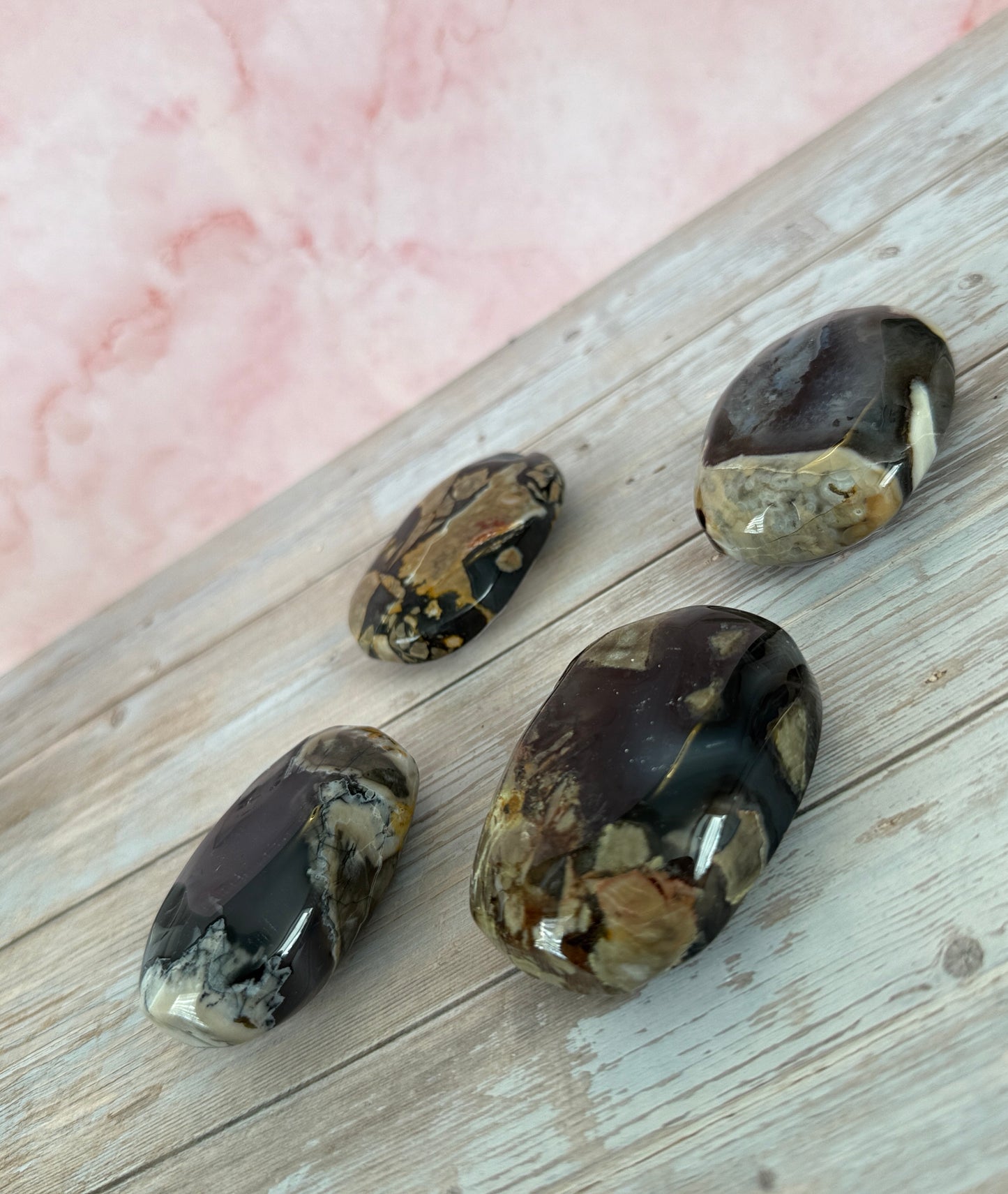 Volcano Agate Palm Stone