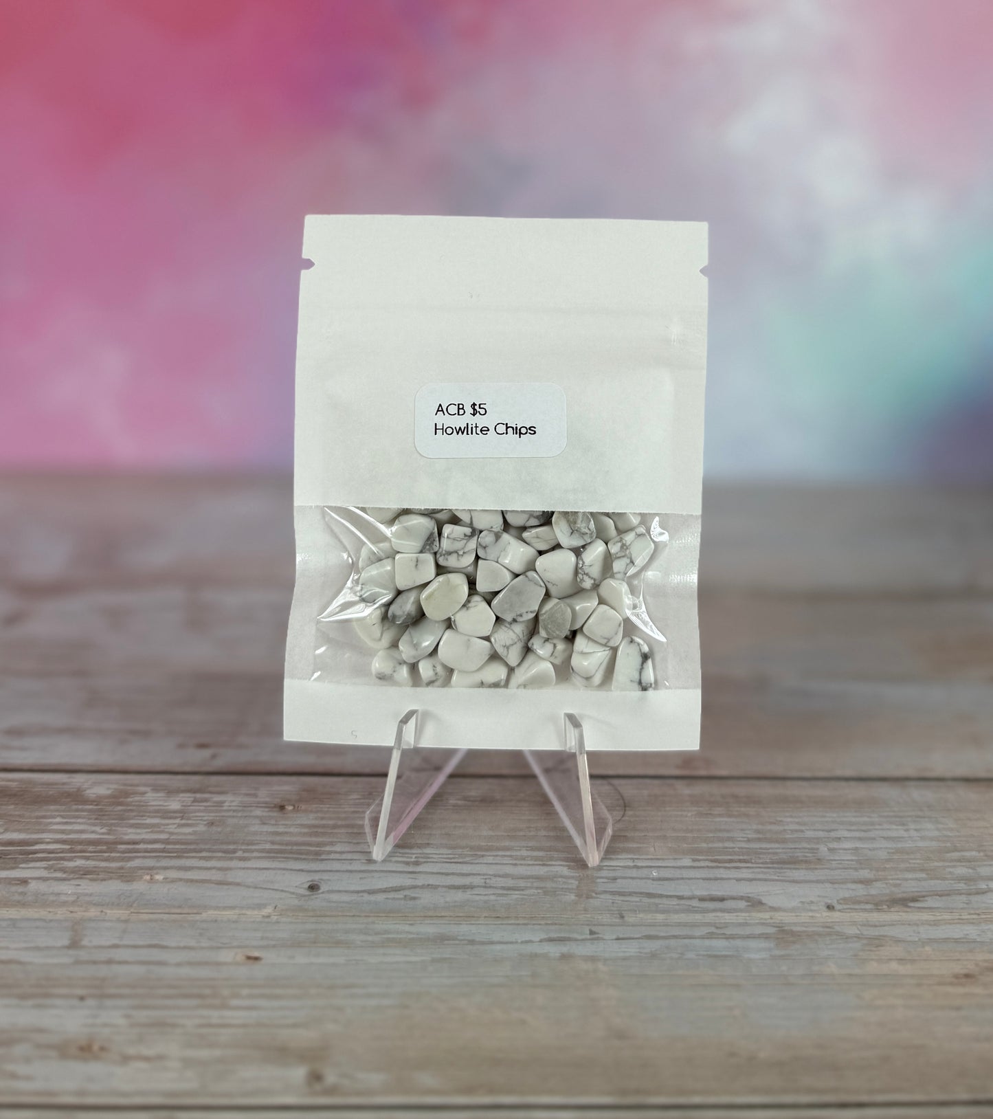Howlite Crystal Chips | 20g Bag
