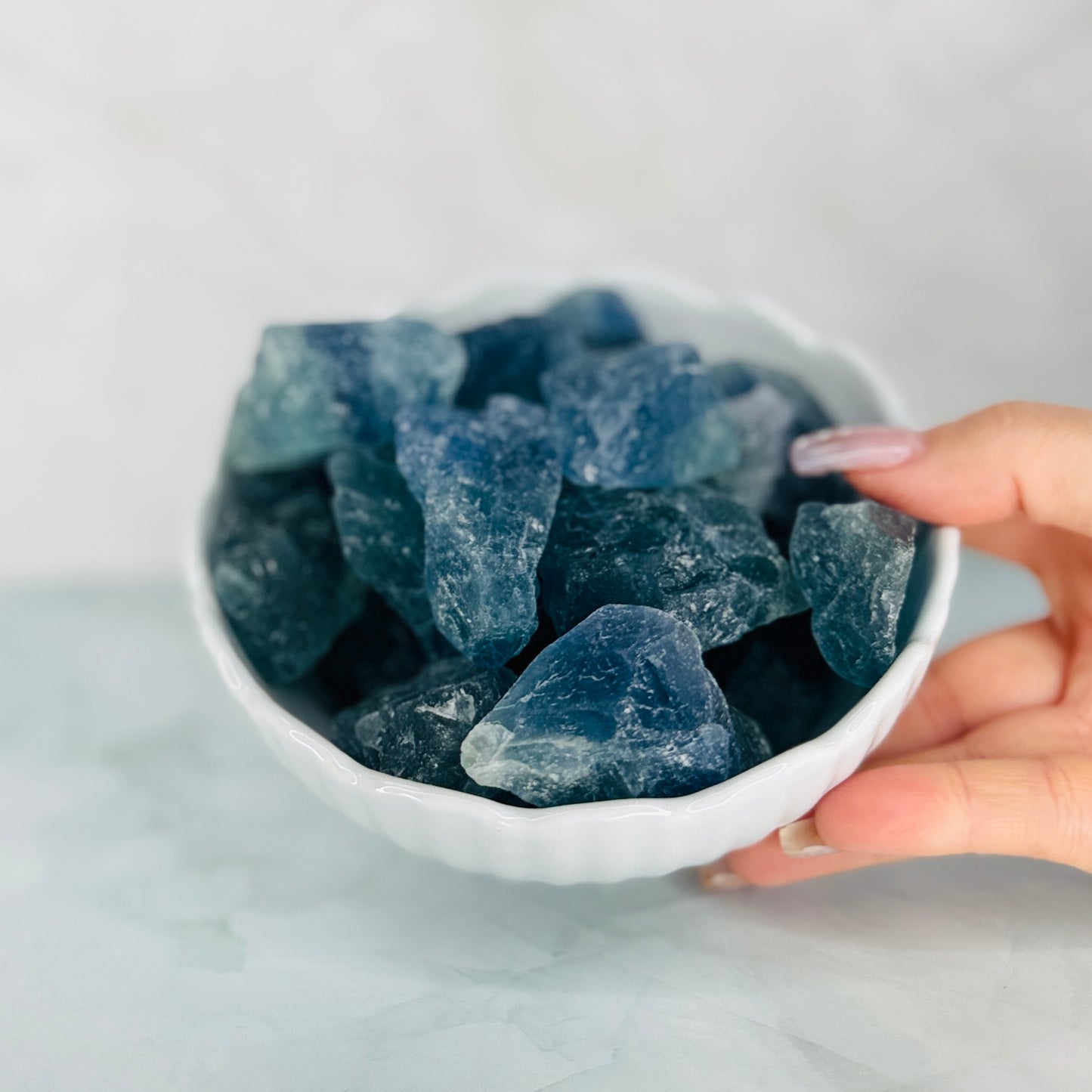 Raw Blue Fluorite