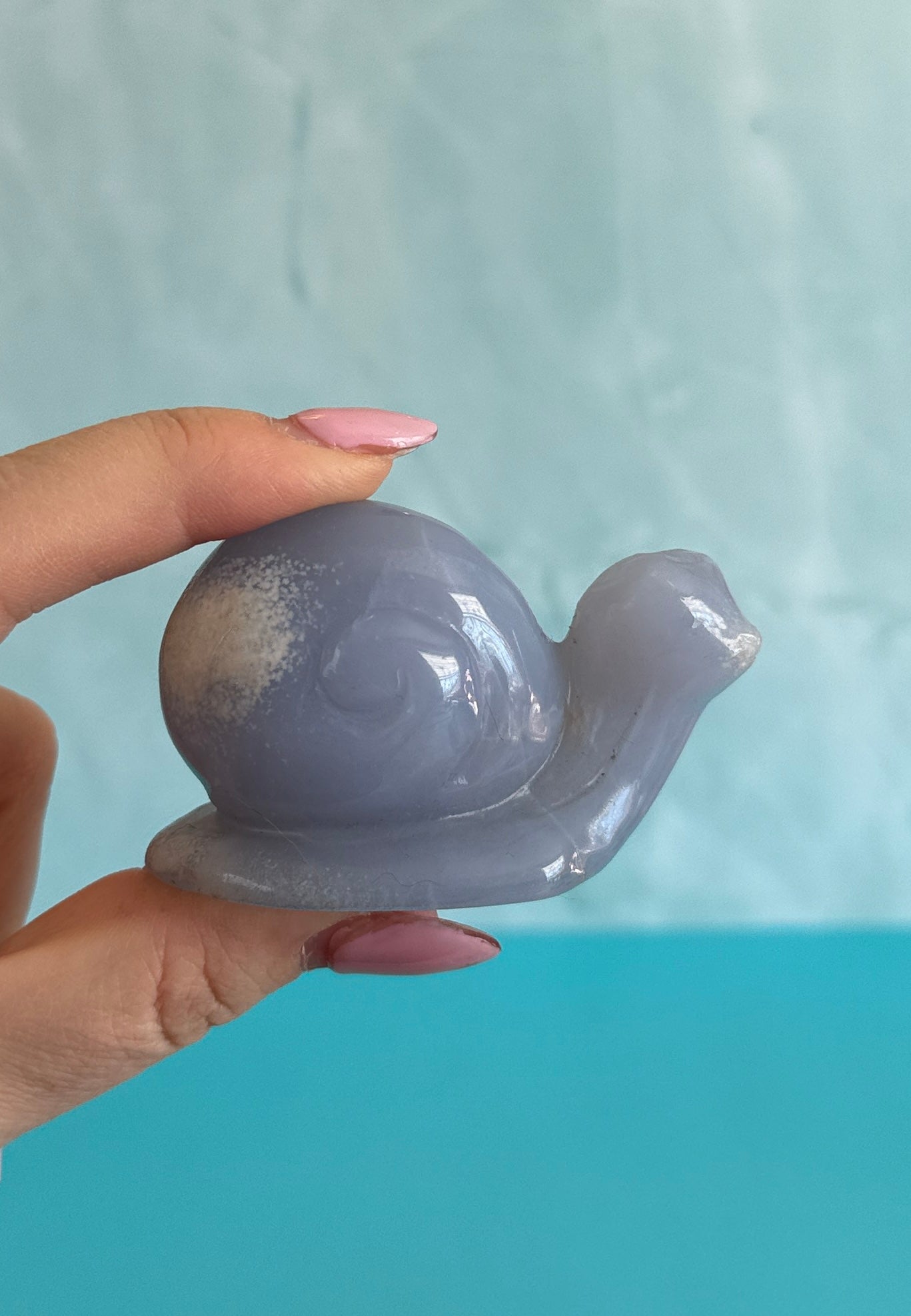 BLUE LACE AGATE SNAIL – 106g