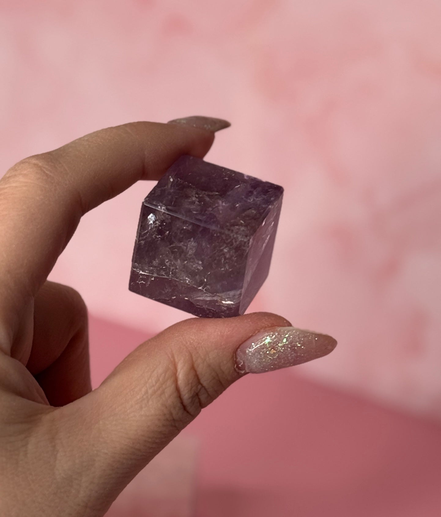 Clear Quartz, Amethyst Rose Quartz Crystal Cubes