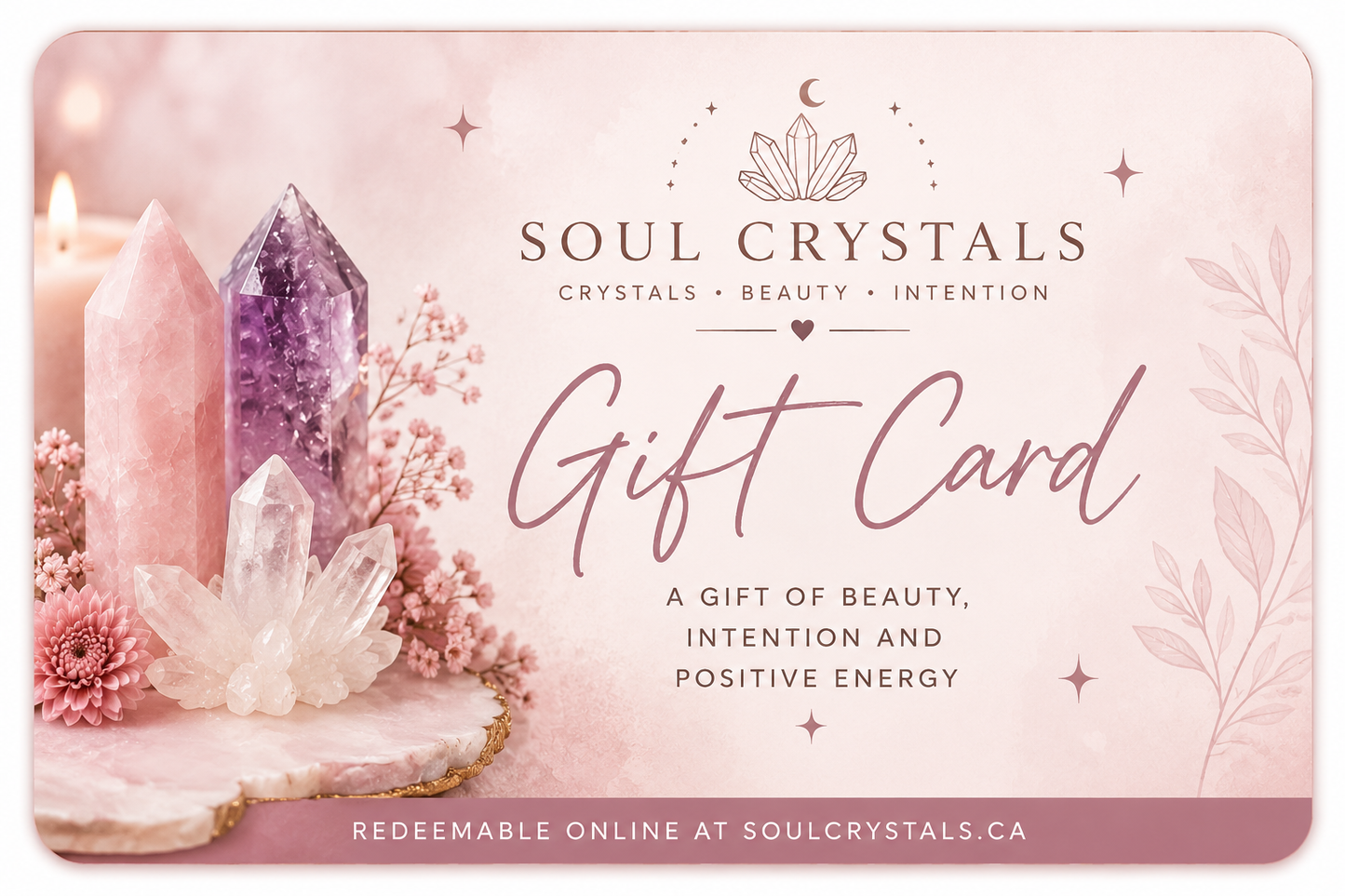 Soul Crystals Gift Card