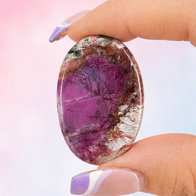 Pink Cobalto Calcite Cabochon 34