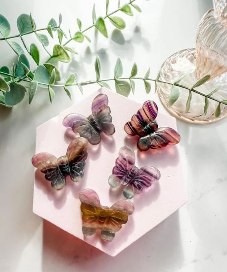 Rainbow Fluorite Butterfly