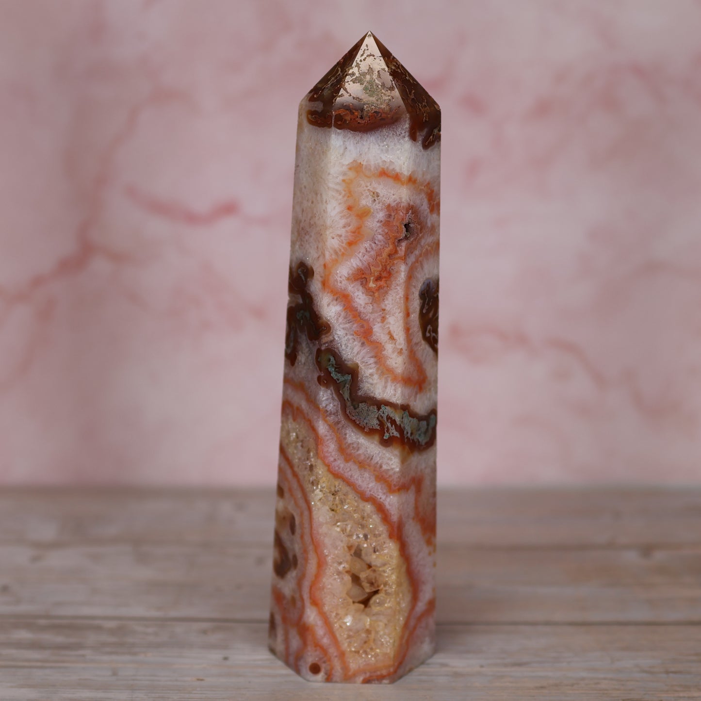 Carnelian Agate Statement Tower