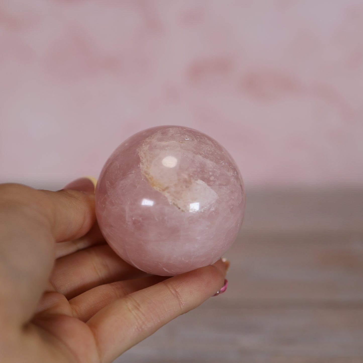 Rose Quartz Sphere – Intuitively Selected