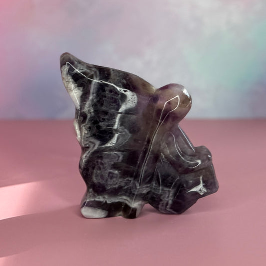 Dream Amethyst Fairy Carving
