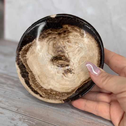 Chocolate Calcite Bowls