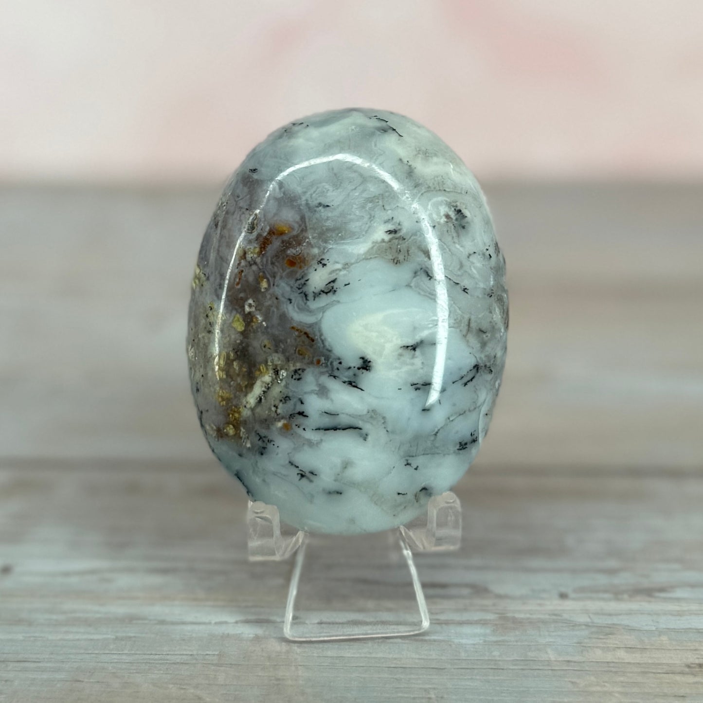 Dendritic Agate Palm Stone #18