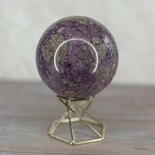 Lepidolite Sphere