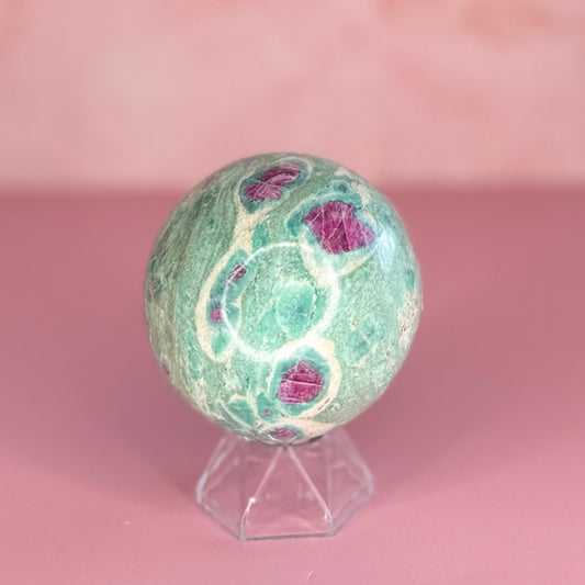 Ruby in Fuchsite Sphere #43