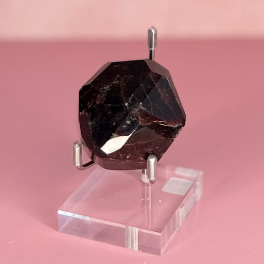 Garnet Faceted Freeform $46