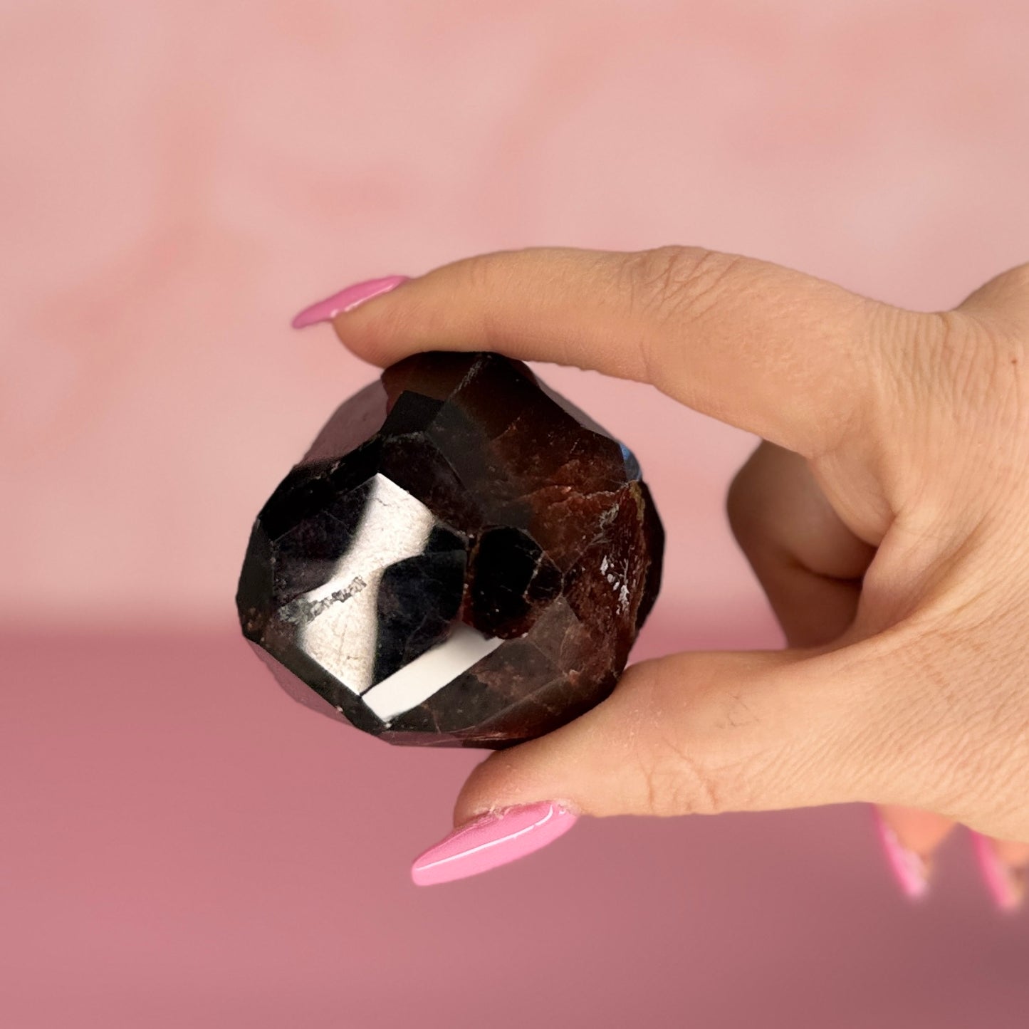 Garnet Faceted Freeform $46