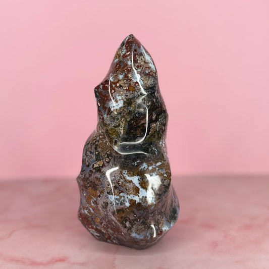 Ocean Jasper Freeform 5.75" 600g #34