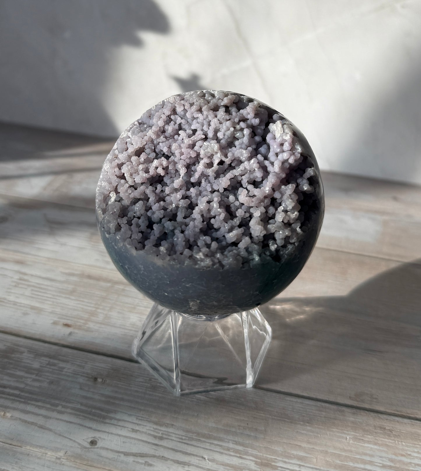 Purple Grape Agate Sphere
