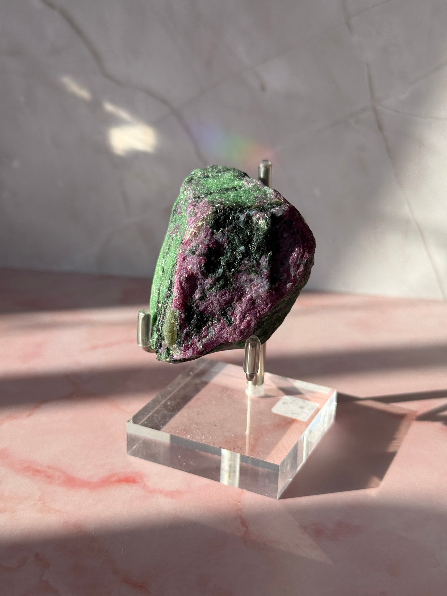 Raw Ruby in Zoisite
