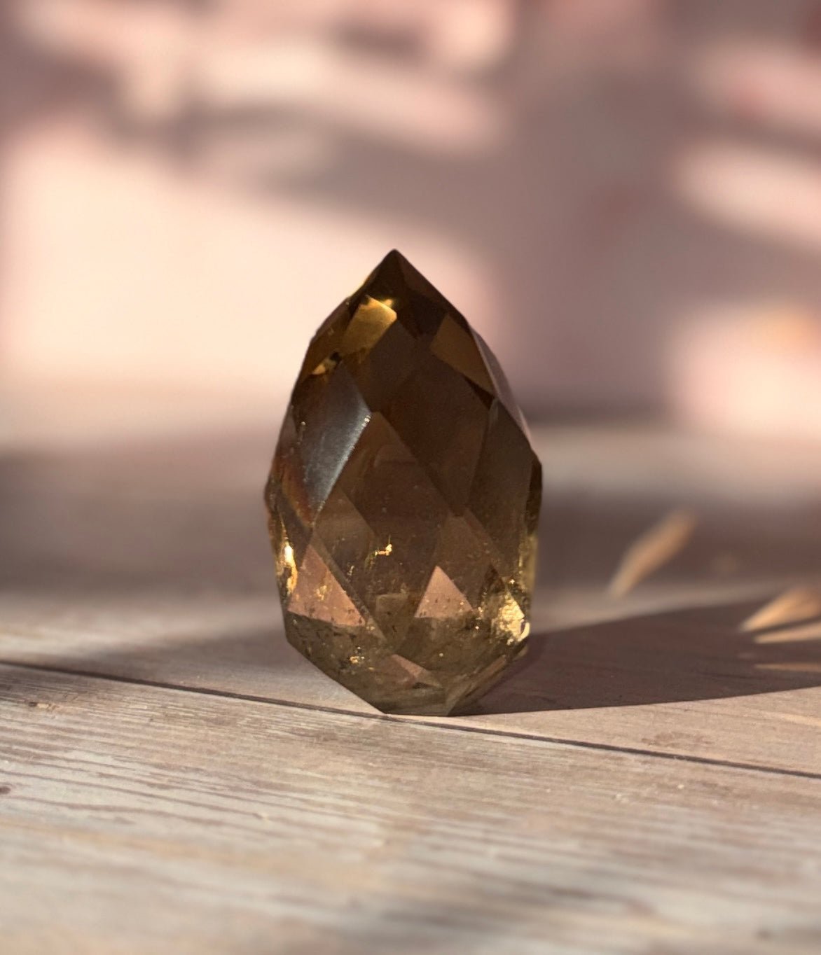 Faceted Smoky Quartz
