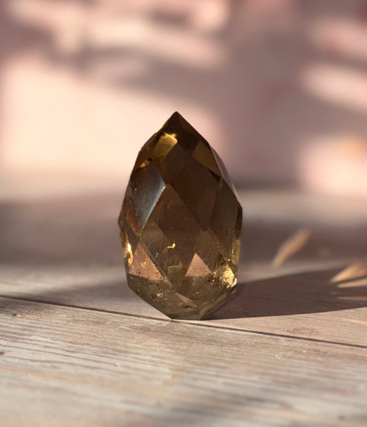 Faceted Smoky Quartz