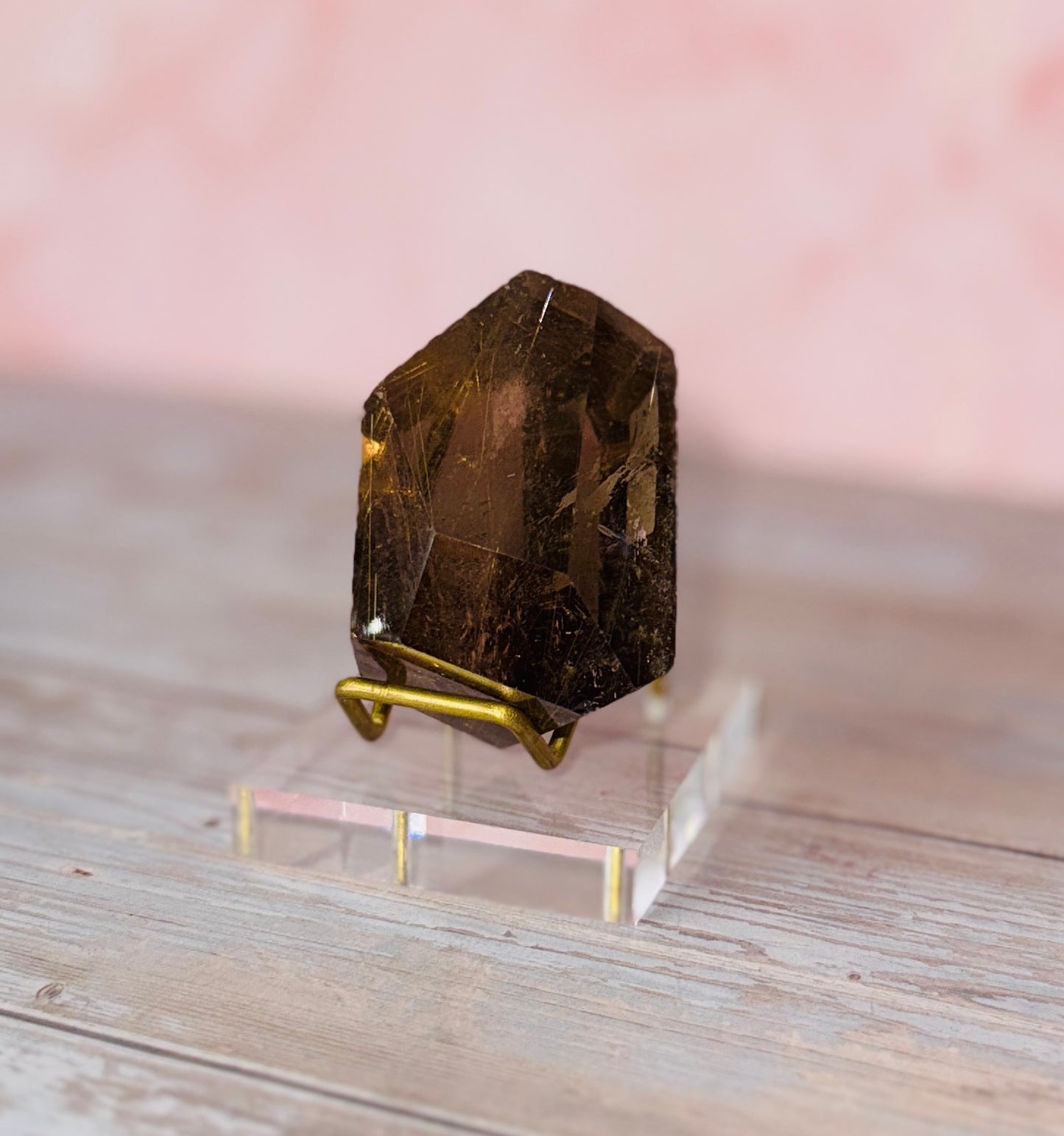 Rutile Smoky Quartz Freeform