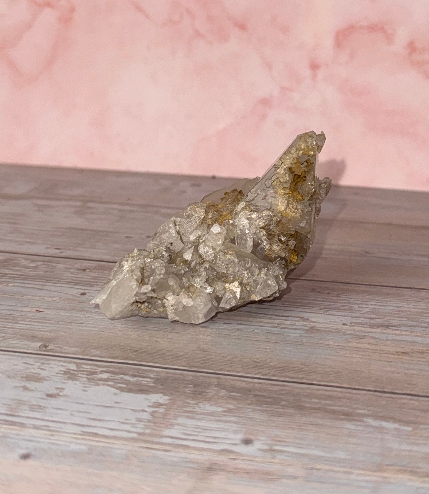 Elestial Quartz Cluster