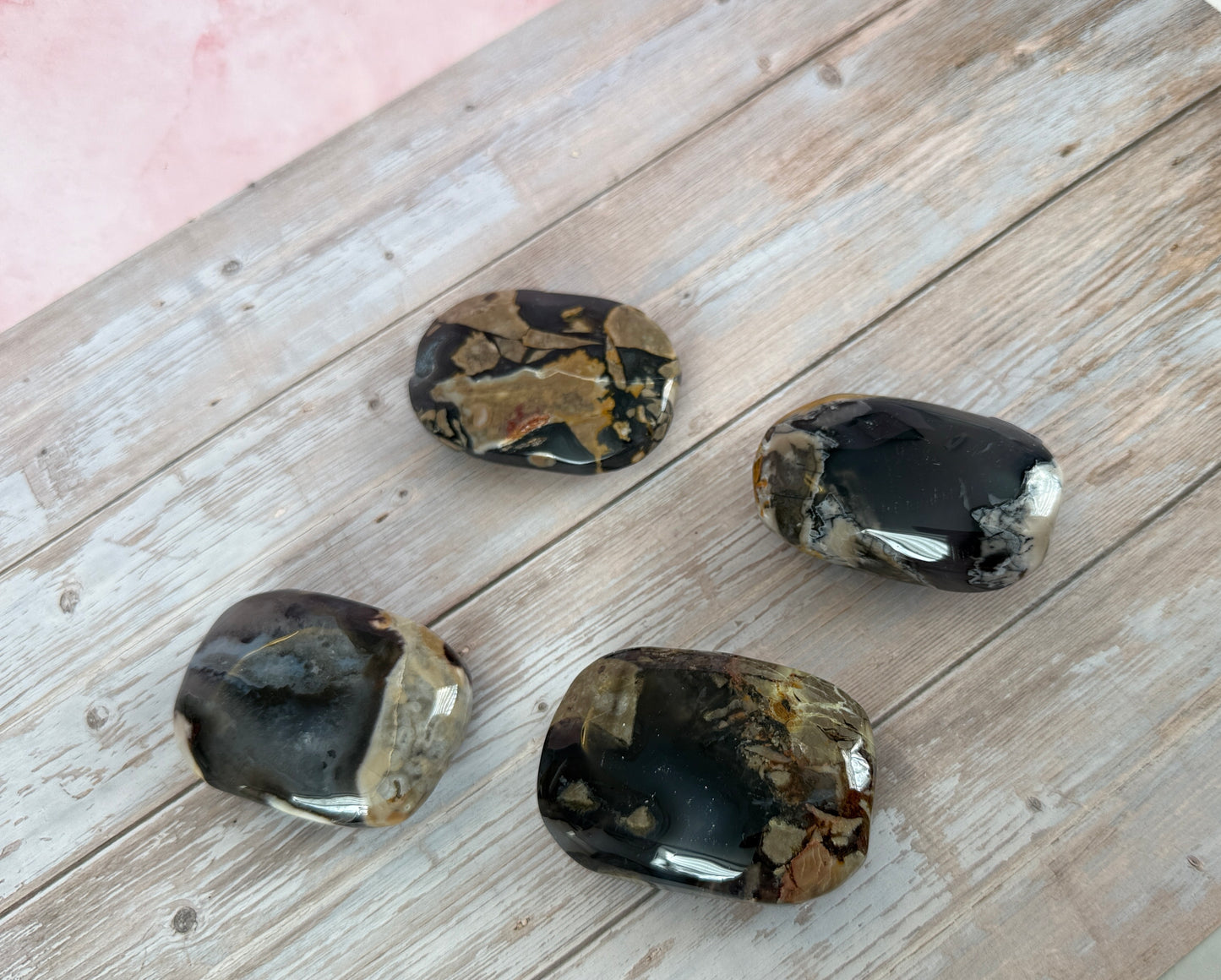 Volcano Agate Palm Stone