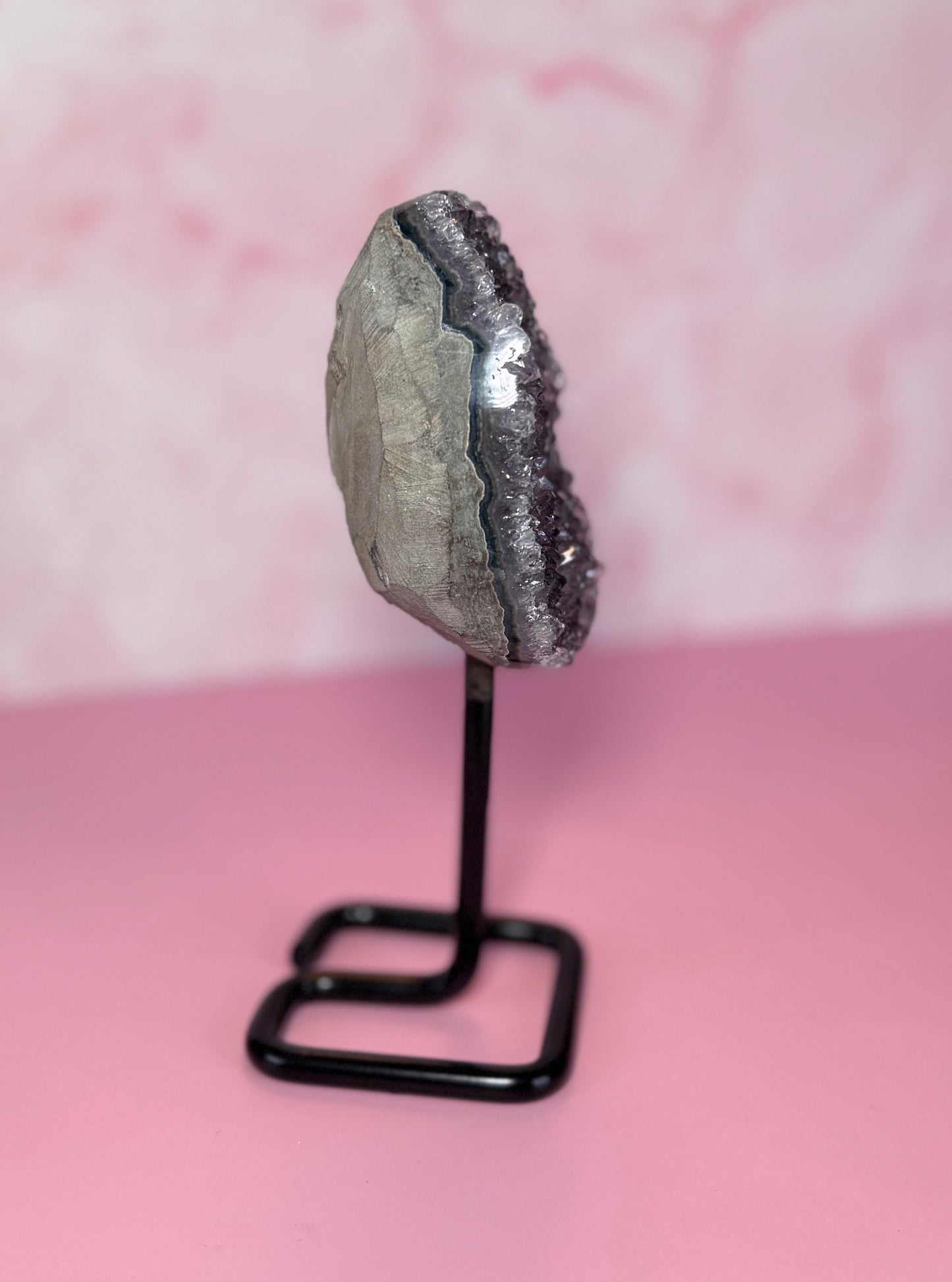 Amethyst Geode on Stand | 315g | 6” High