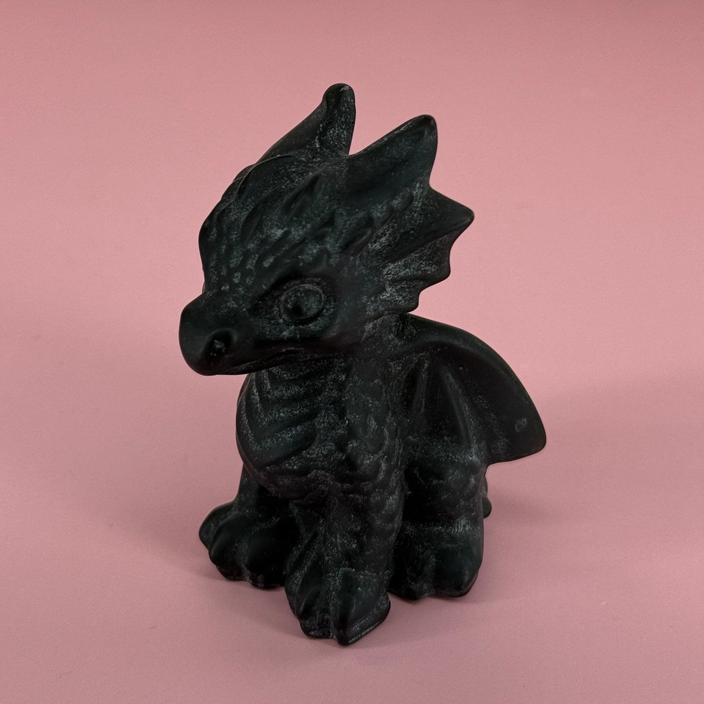 Black Jade Carved Dragon