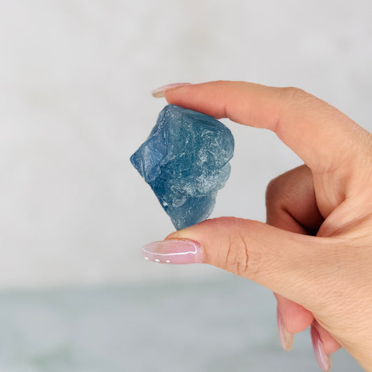 Raw Blue Fluorite