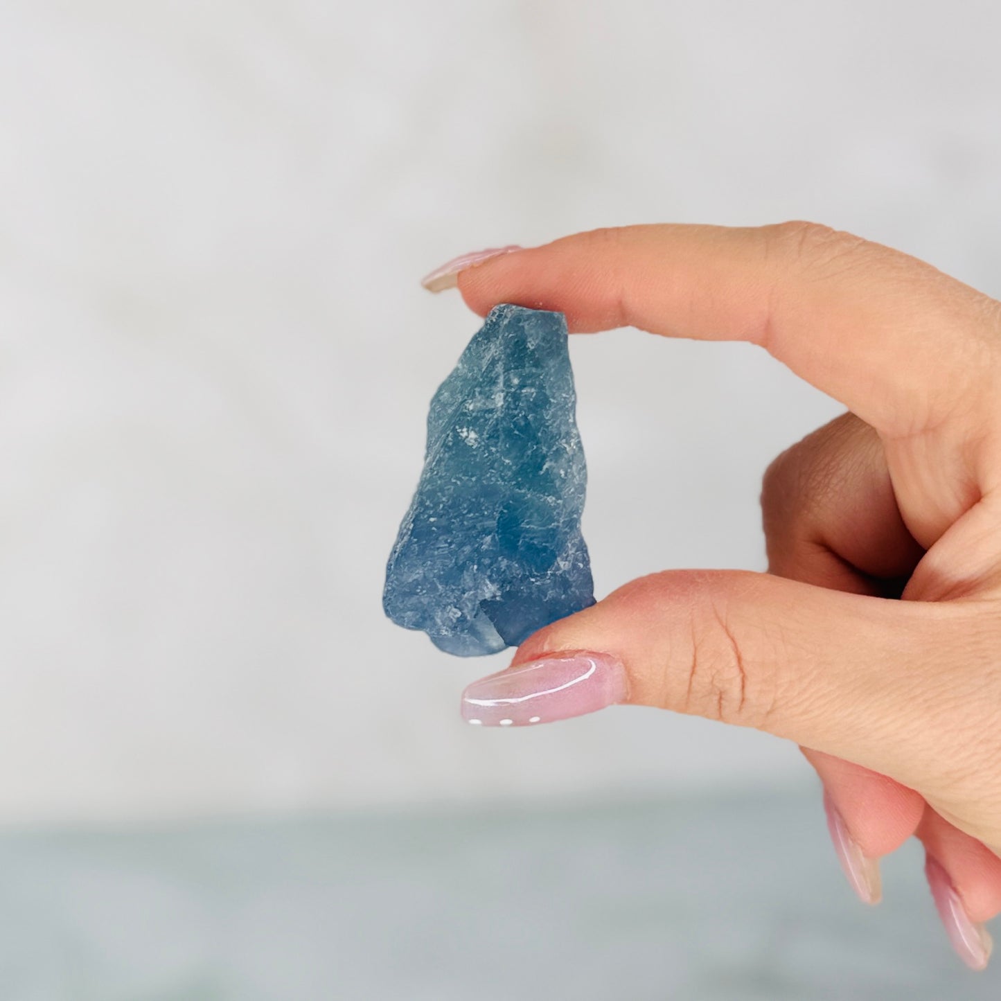 Raw Blue Fluorite