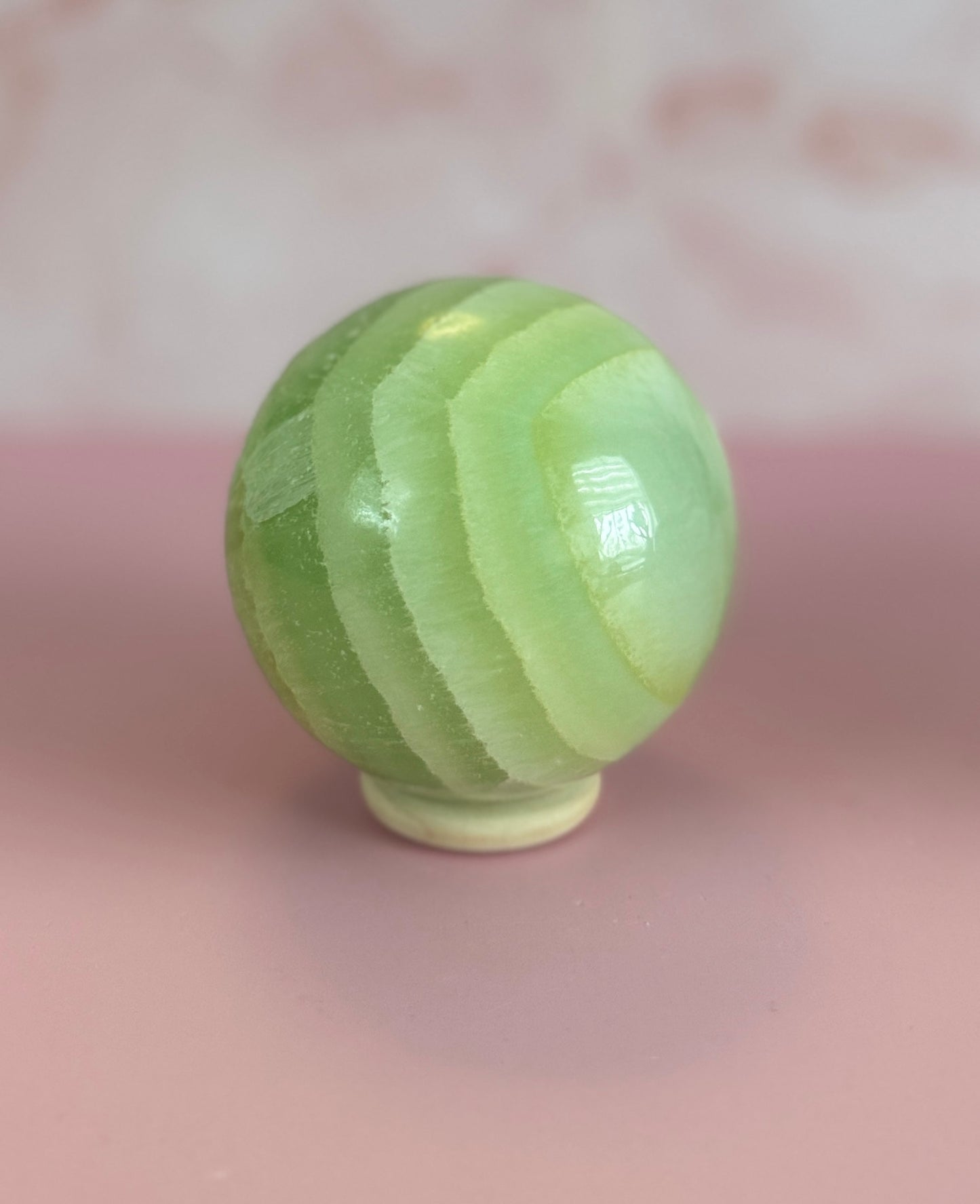 PISTACHIO CALCITE SPHERE – 514g