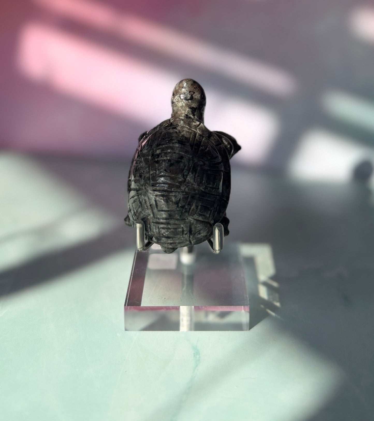 Yooperlite Turtle Carving | UV Reactive