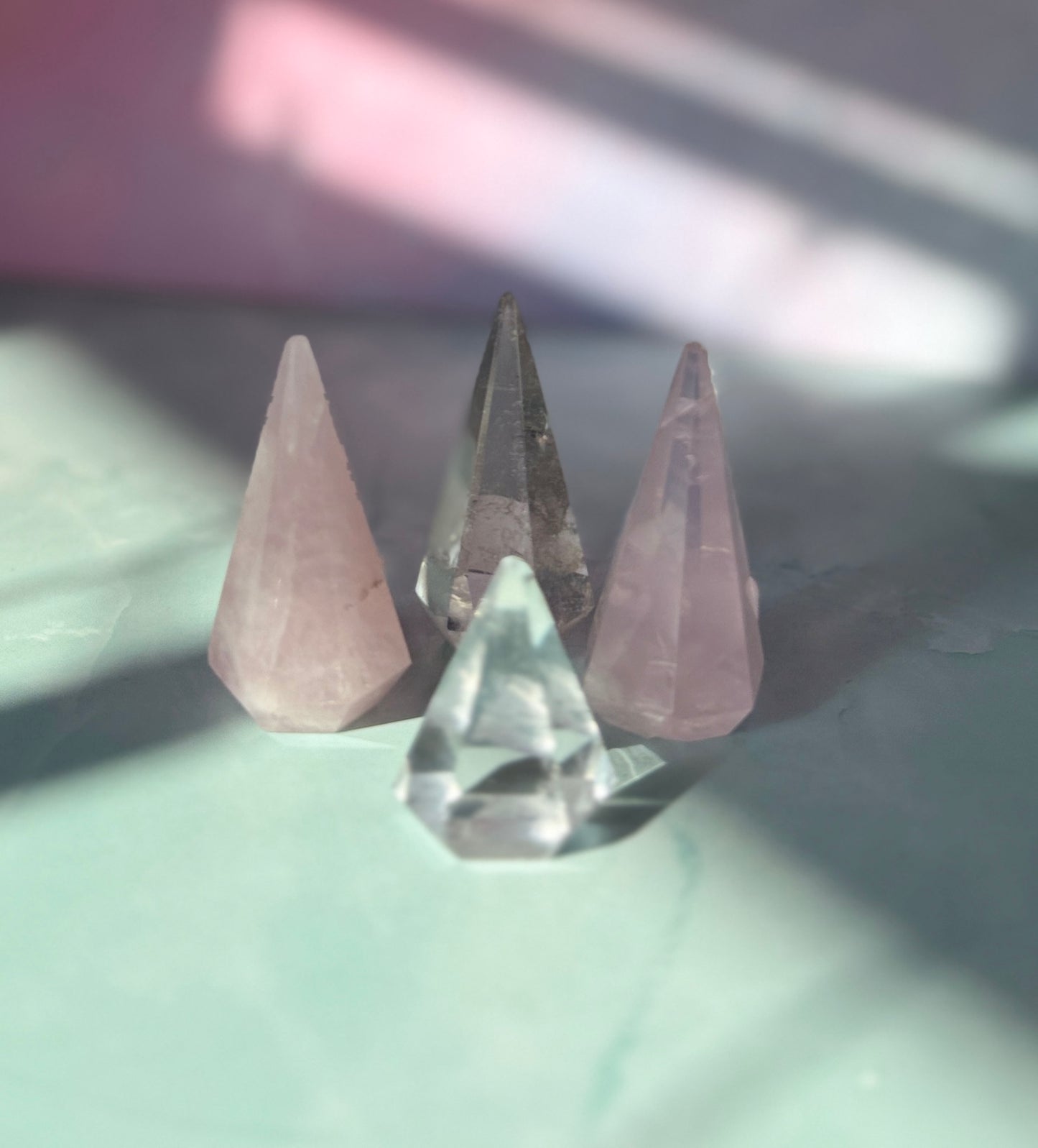 Crystal Ring Holder | Rose Quartz or Clear Quartz Ring Holder