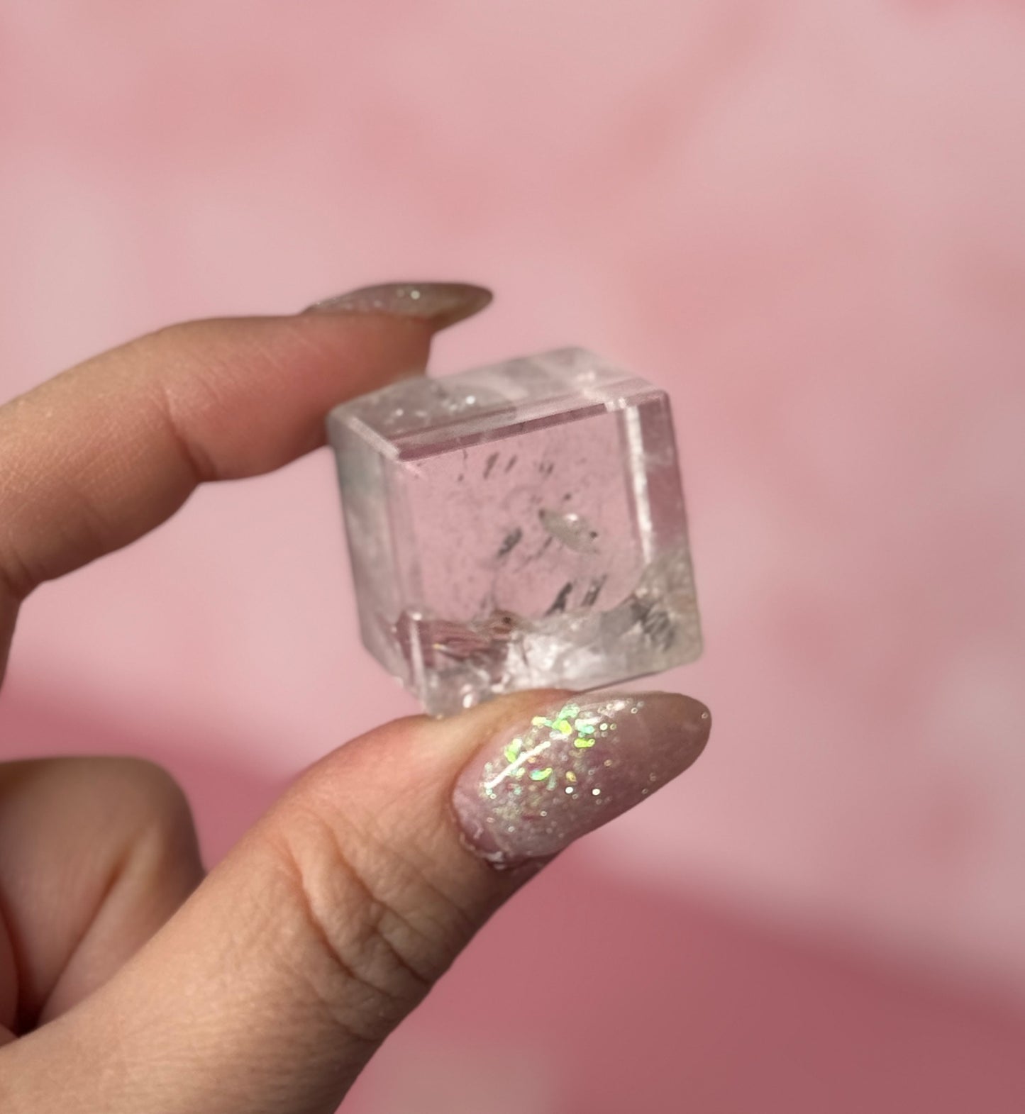 Clear Quartz, Amethyst Rose Quartz Crystal Cubes
