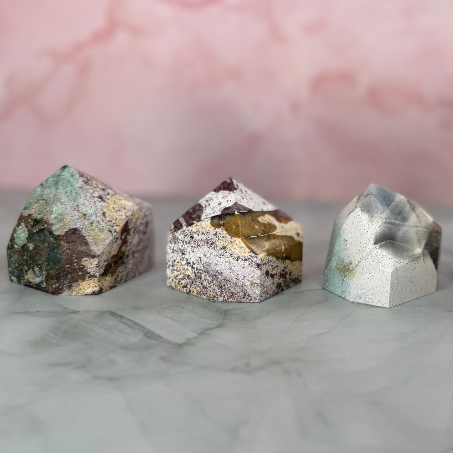 Unicorn Jasper Cut Base Towers