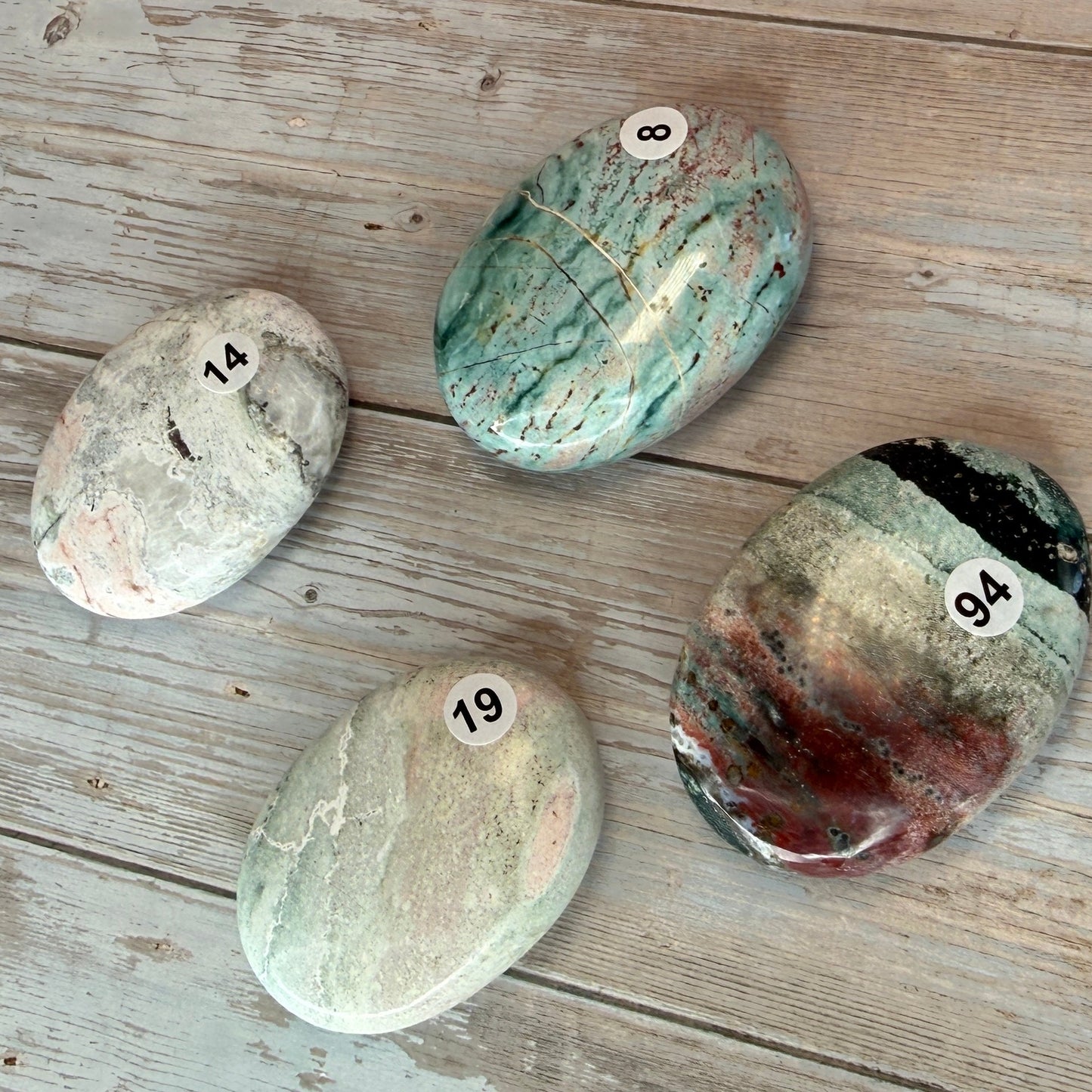 Unicorn Jasper Palm Stones