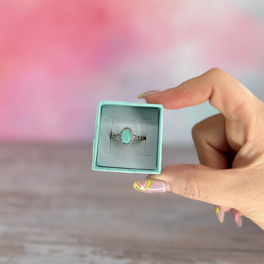 Larimar Adjustable Ring