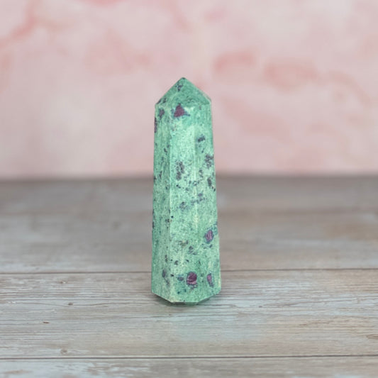 Ruby in Fuchsite Tower #19