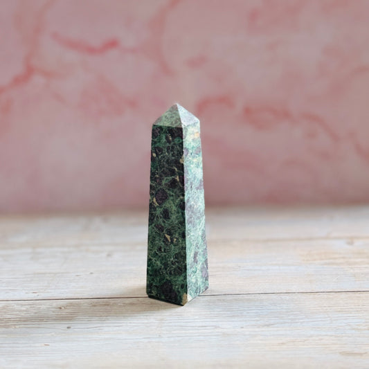 Ruby in Fuchsite Tower #18