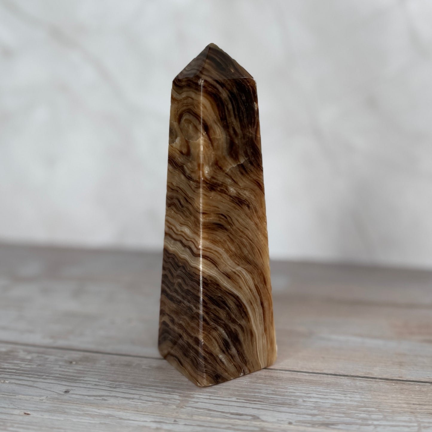 Chocolate Calcite Towers 267g