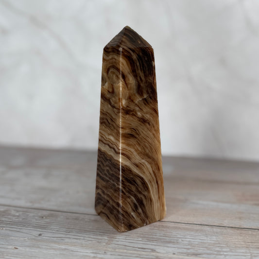 Chocolate Calcite Towers 267g