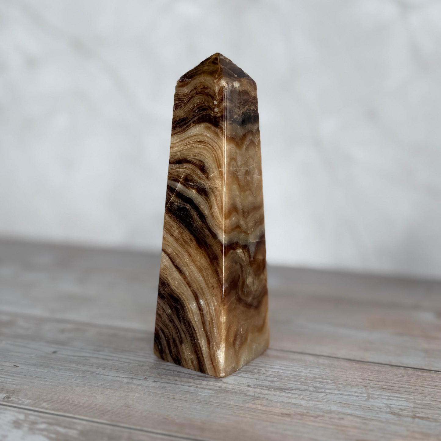 Chocolate Calcite Towers 267g