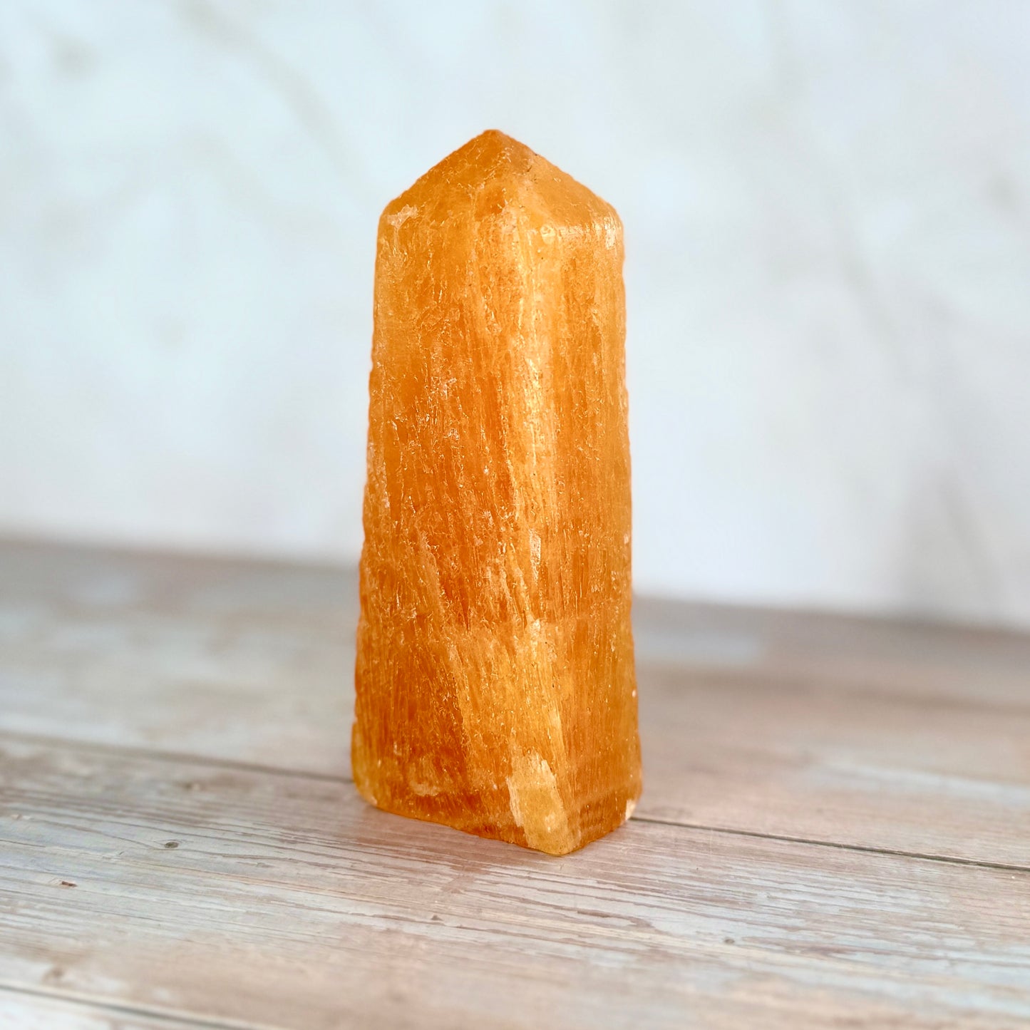 Orange Popcicle Calcite Tower